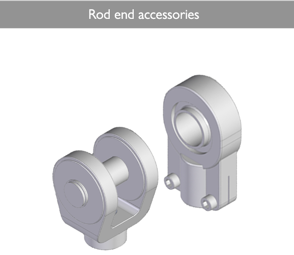 Příslušenství ke koncovce pístnice hydraulického válce