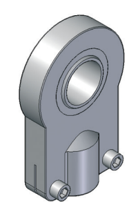 TS spherical eye for the rod end (ISO 8133/DIN 24555)